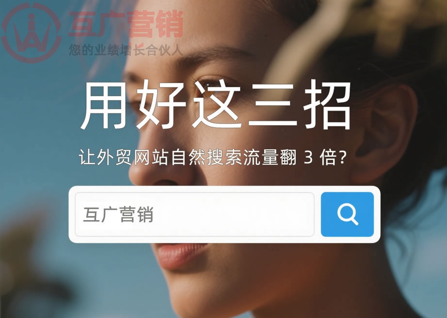 用好这三招让外贸网站自然搜索流量翻 3 倍